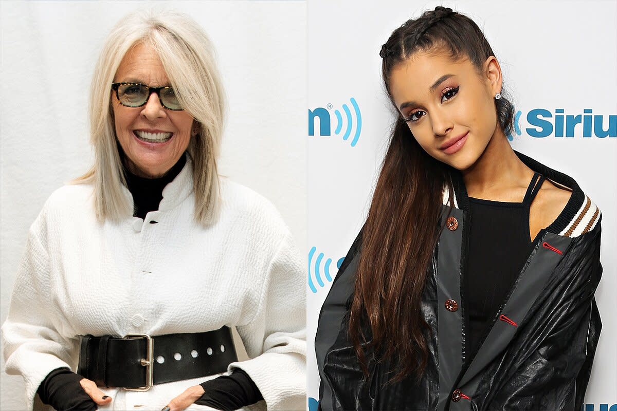 diane keaton, ariana grande