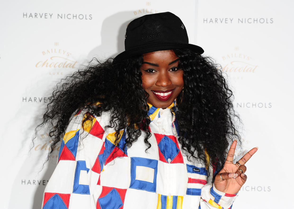 Misha B attending the Baileys Feaster Egg Hunt at Harvey Nichols in London.   (Photo by Ian West/PA Images via Getty Images)