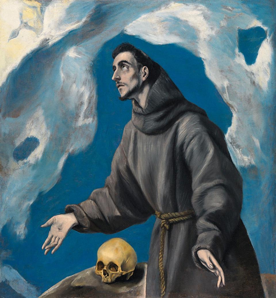 Saint Francis Receiving the Stigmata, 1590-1595, by El Greco (National Gallery of Ireland)