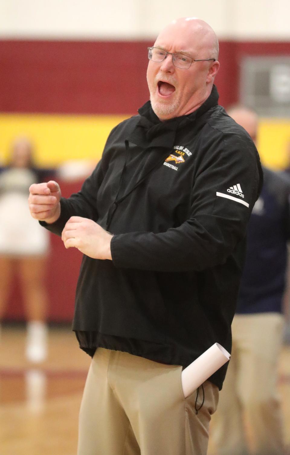 Kevin Byrne went 91-33 in five seasons as the boys basketball coach at Walsh Jesuit.