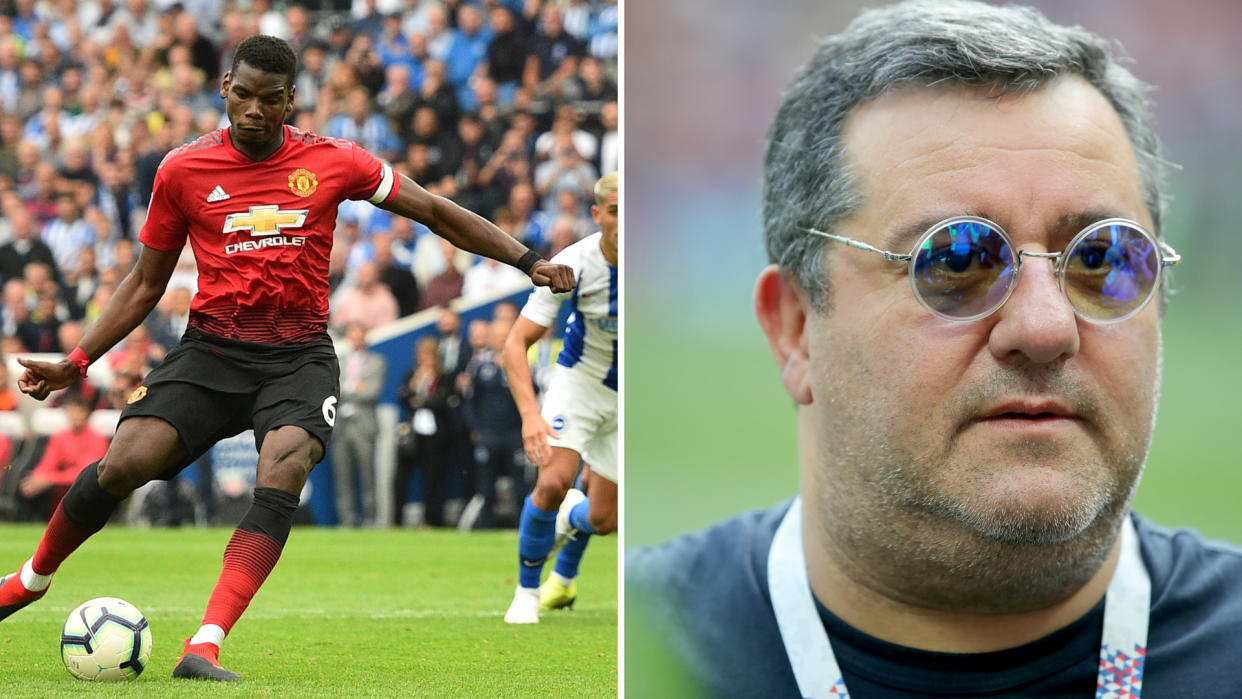 Paul Pogba and Mino Raiola.