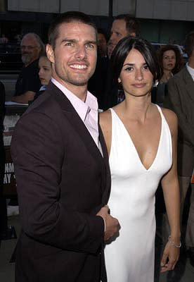 Tom Cruise and Penelope Cruz at the Beverly Hills premiere of Universal's Captain Corelli's Mandolin