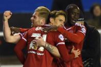 Britain Football Soccer - Birmingham City v Middlesbrough - Sky Bet Football League Championship - St Andrews - 29/4/16 Middlesbrough's Gaston Ramirez celebrates scoring their second goal Mandatory Credit: Action Images / Tony O'Brien Livepic