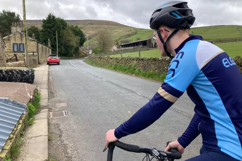 Sandy was visiting Yorkshire and fancied a ride up Holme Moss, one of the toughest hill climbs in Yorkshire -Credit:Yorkshire Live