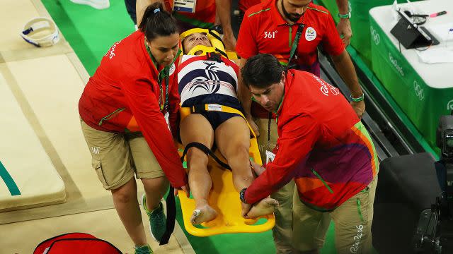 Said was immediately hospitalised. Image: Getty