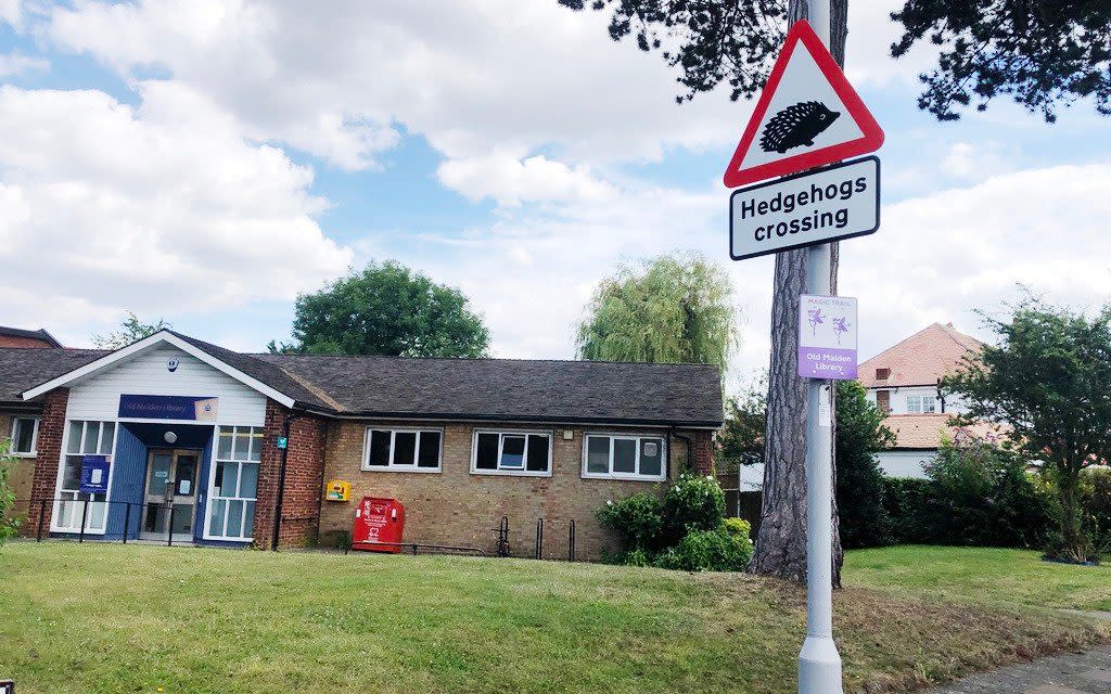 Kingston council installed four crossing signs in Old Malden, south-west London