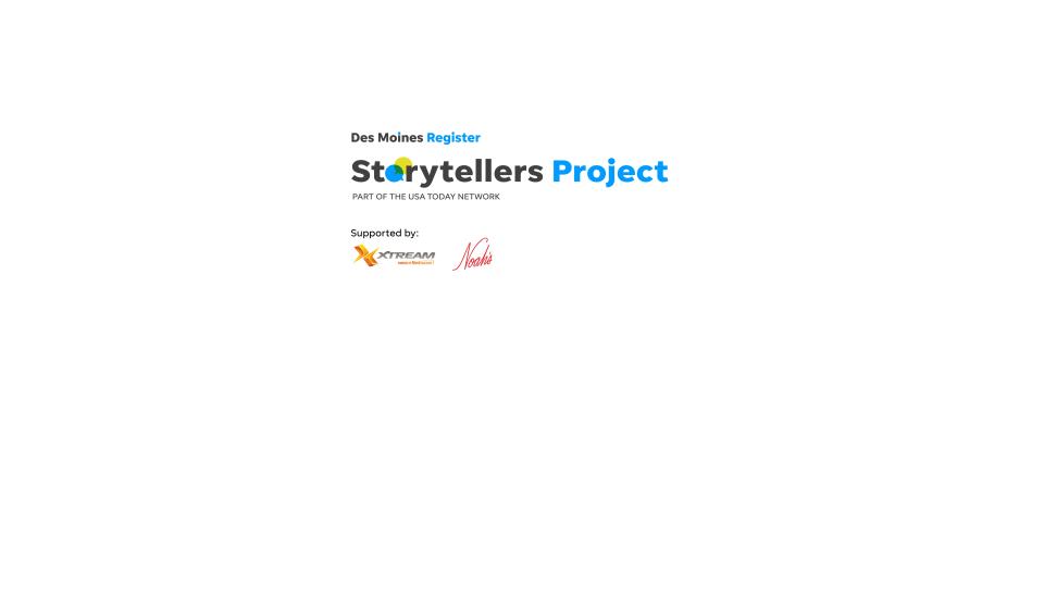 The Des Moines Storytellers Project is supported by Xtreme, powered by Mediacom and Noah's.