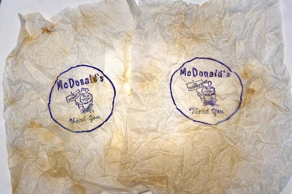 Couple finds 63-year-old McDonald’s fries in home’s wall while renovating bathroom