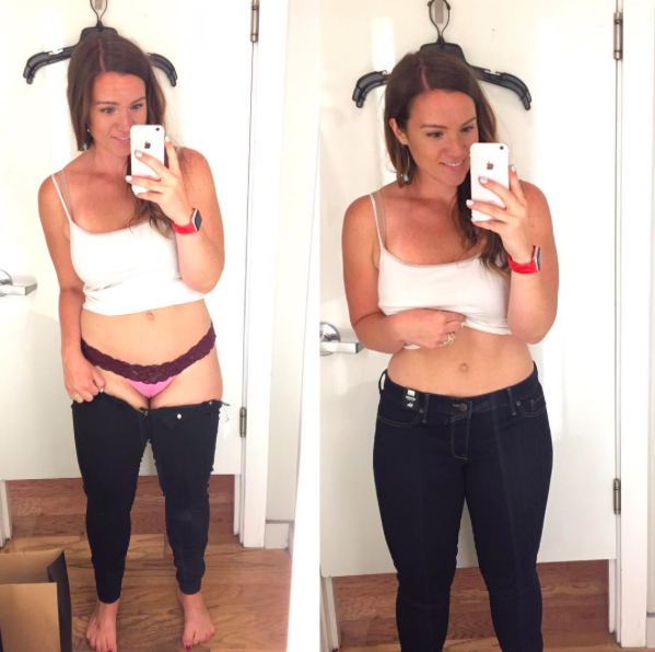 A woman has taken to social media to prove that sizing isn't important [Photo: Instagram/Wodthefork]