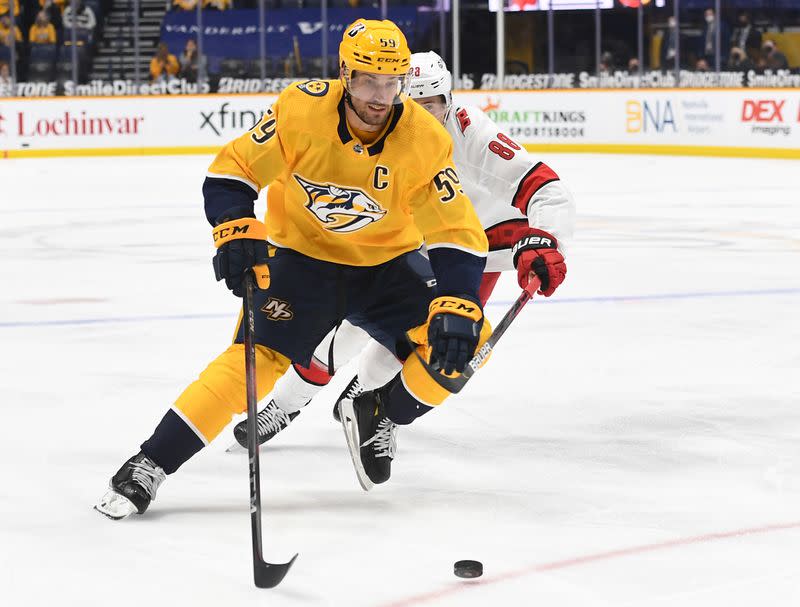 NHL: Carolina Hurricanes at Nashville Predators