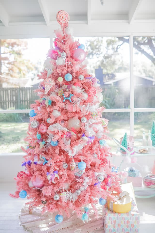 Zuckerwatte-Weihnachtsbaum