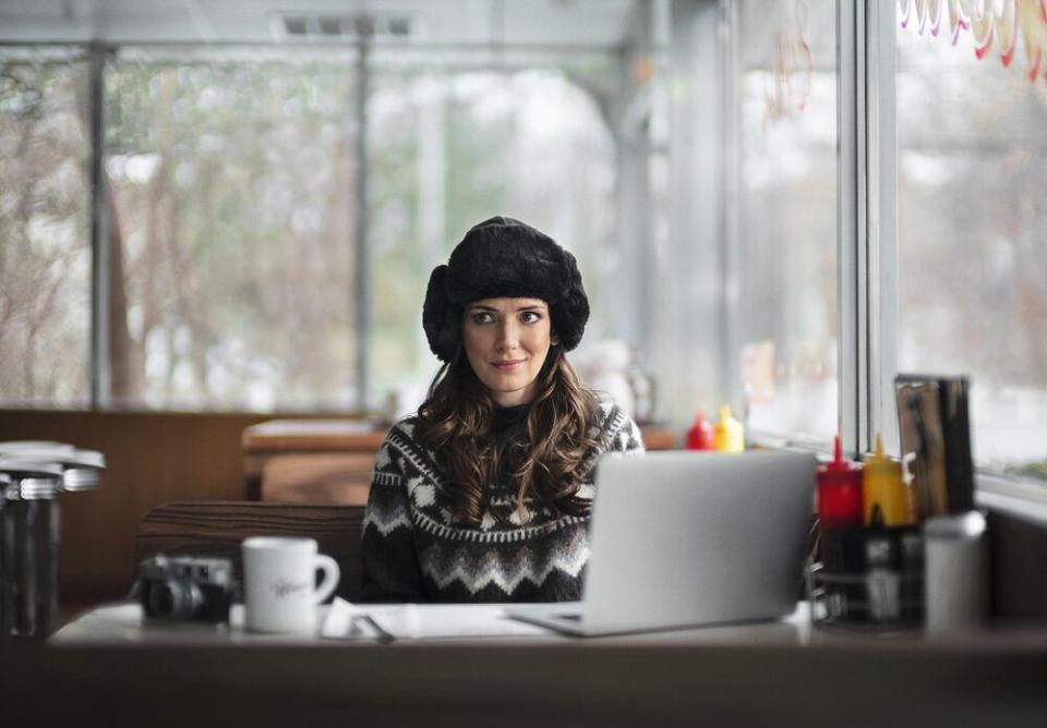 Winona Ryder on location in Winona, Minnesota | Courtesy SquareSpace