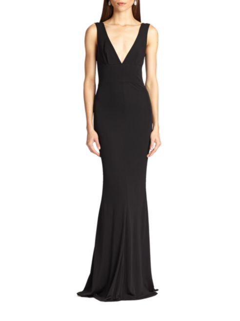 Shop Now: ABS V-Back Gown, $124.90, available at Saks Fifth Avenue.