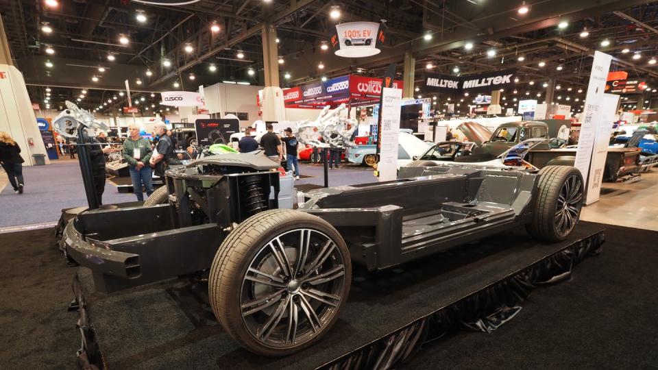 gas alternative vehicles at sema in las vegas convention center