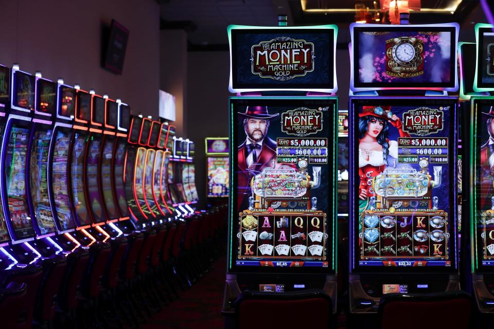 The gaming floor at the new Derby City Gaming Downtown in Louisville, Ky. on Dec. 4, 2023.