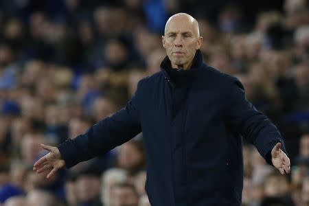 Britain Football Soccer - Everton v Swansea City - Premier League - Goodison Park - 19/11/16 Swansea City manager Bob Bradley Reuters / Andrew Yates Livepic