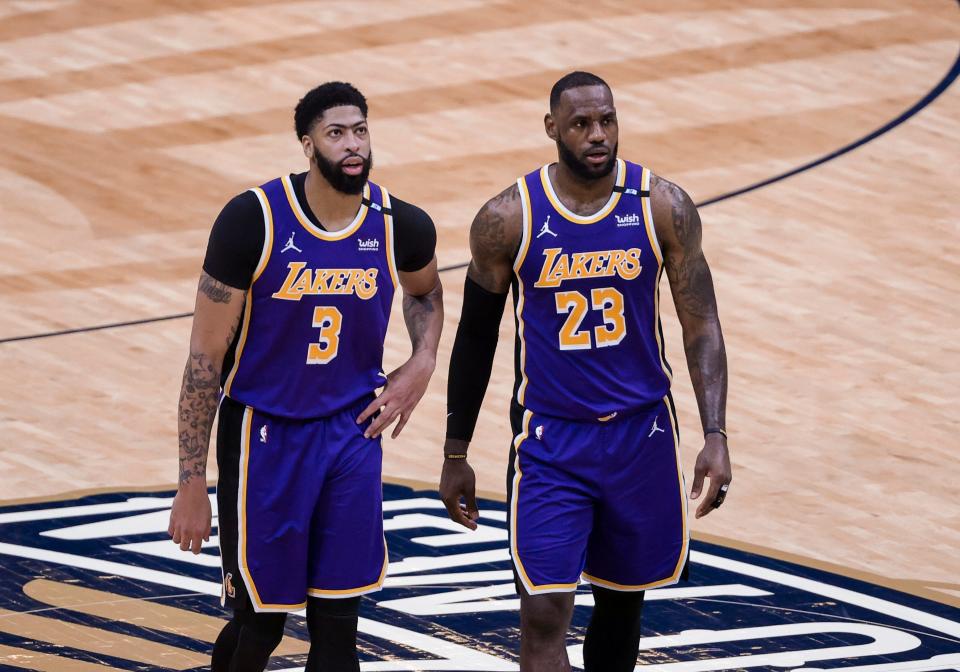 With Anthony Davis and LeBron James returning to full health, the Lakers like their chances of a long playoff run.