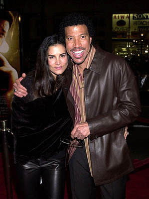 Lionel Richie and wife Diane at the Hollywood premiere of Ali