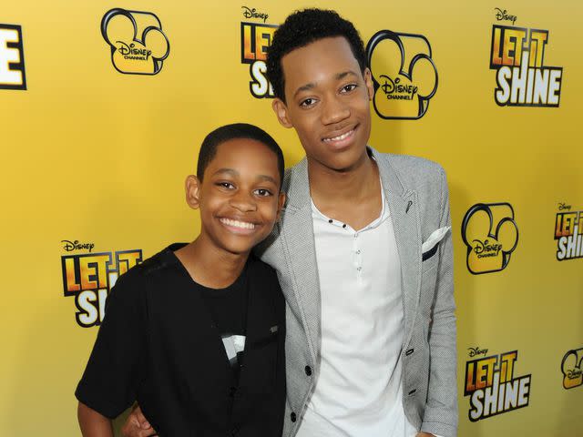 <p>Todd Wawrychuk/Disney Channel/Getty</p> Tyrel Jackson Williams and Tyler James Williams