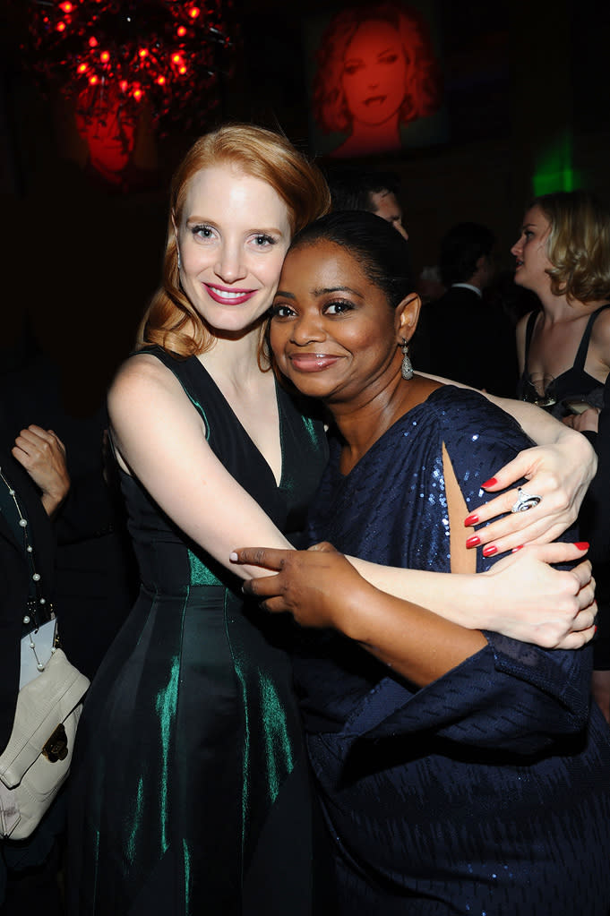 2012 Palm Springs Film Festival Awards Gala Jessica Chastain Octavia Spencer