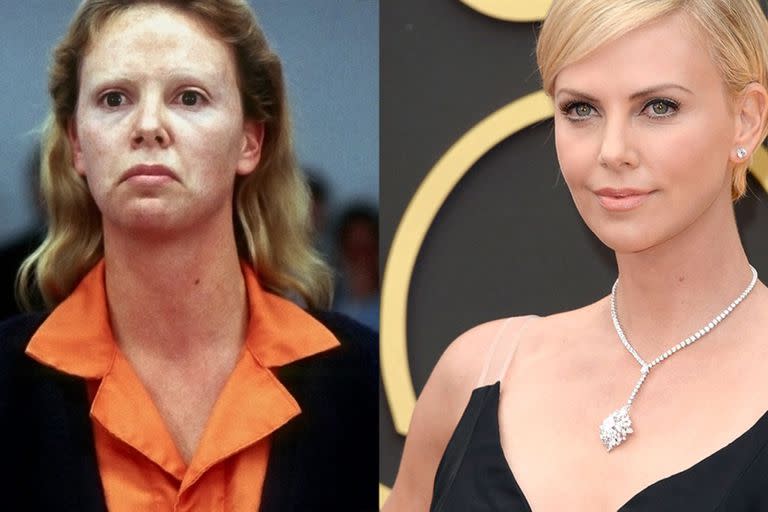 Charlize Theron, en la piel de Monster y más glamorosa para la alfombra roja