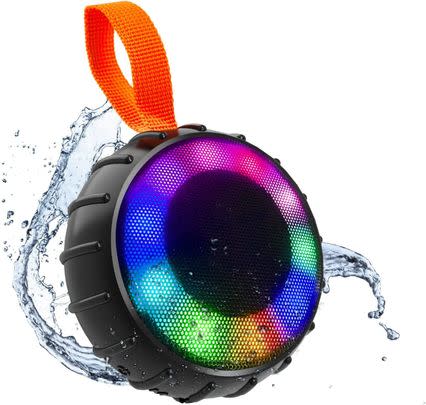 Sing your heart out in the shower with this light up speaker