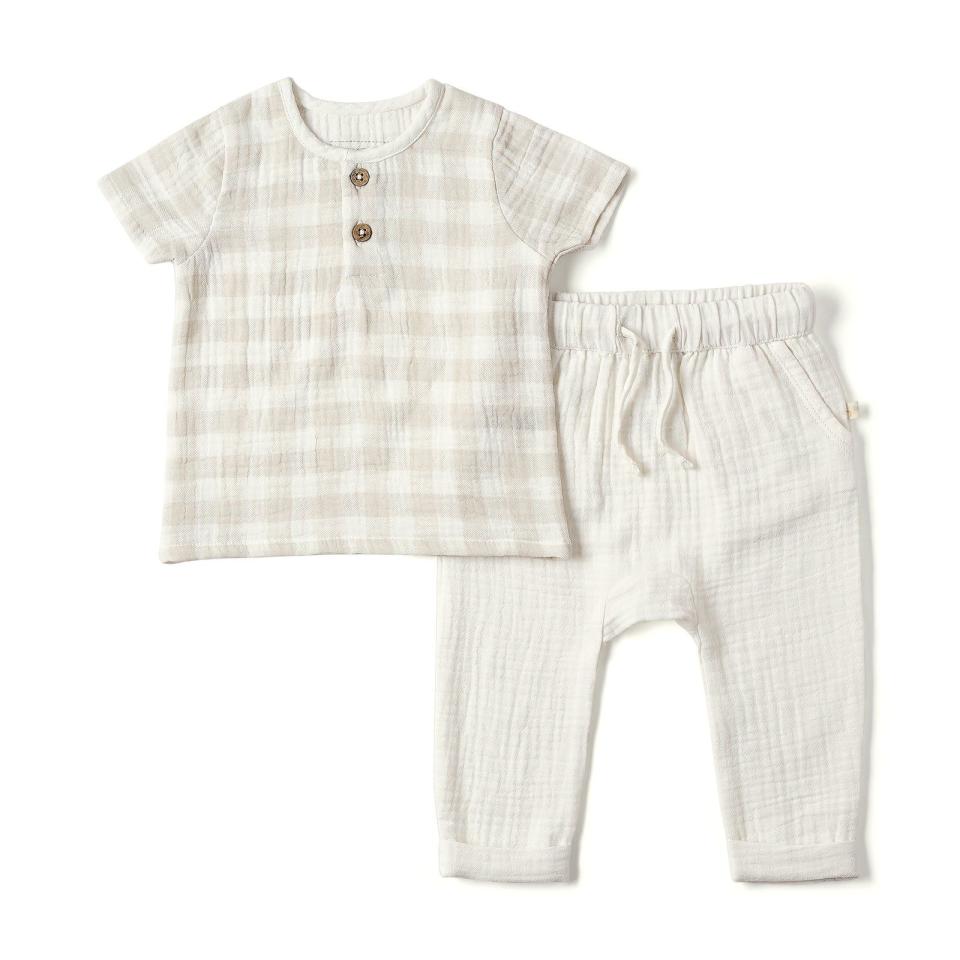 Organic Cotton Top & Bottom Set