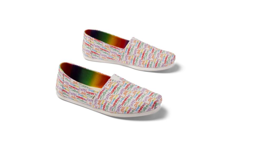 Shop the Pride collection at Toms.