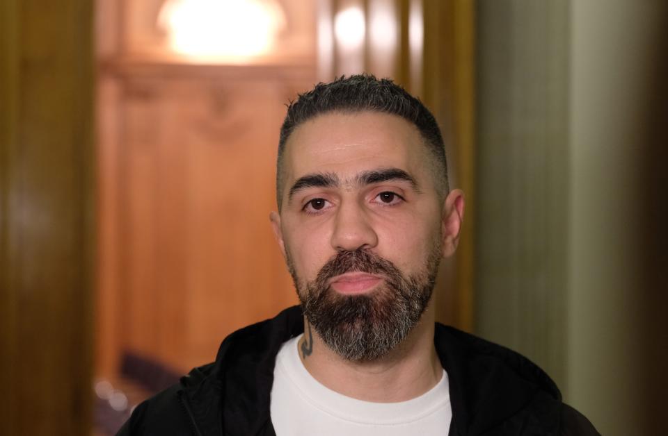 30 October 2019, Saxony, Leipzig: Bushido, rapper and music producer, in the Federal Administrative Court. His album "Sonny Black" continues to be classified as harmful to young people. Photo: Sebastian Willnow/dpa-Zentralbild/dpa (Photo by Sebastian Willnow/picture alliance via Getty Images)