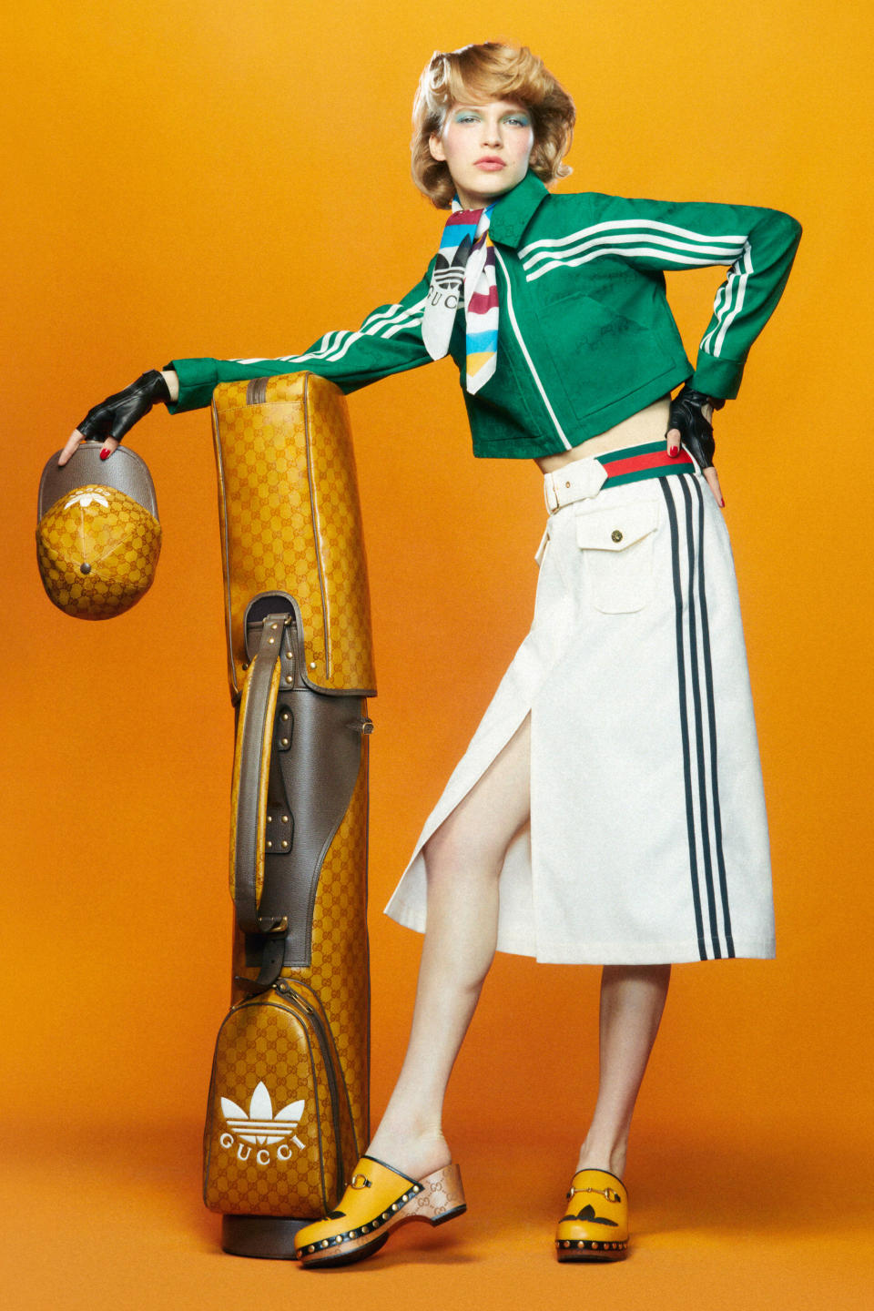 A look from the Adidas x Gucci collection. - Credit: Carlijn Jacobs/Courtesy of Gucci