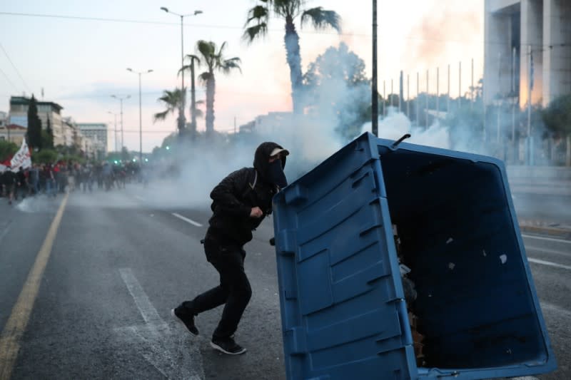 Protest following the death of George Floyd in Athens