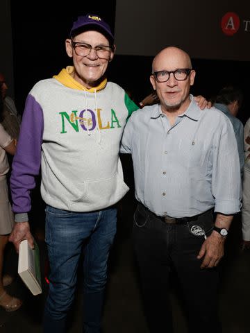 <p>Todd Williamson</p> James Carville and Alex Gibney