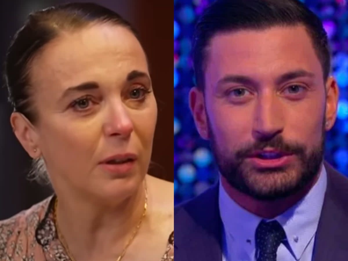 Former ‘Strictly Come Dancing’ partners Amanda Abbington and Giovanni Pernice (YouTube / BBC)