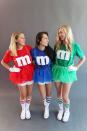 <p><strong>FortRunwoodie</strong></p><p>etsy.com</p><p><strong>$42.49</strong></p><p>If you're lacking ideas and time when it comes to settling on a costume, one simple option is to gather your friends to become an M&M's trio. Purchase these shirts, then upgrade the outfit with a colored tutu. </p>