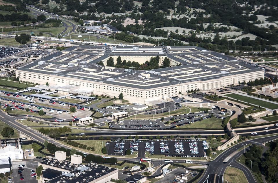 The Pentagon building in 2019. (Bill Clark / CQ-Roll Call Inc. via Getty Images file)
