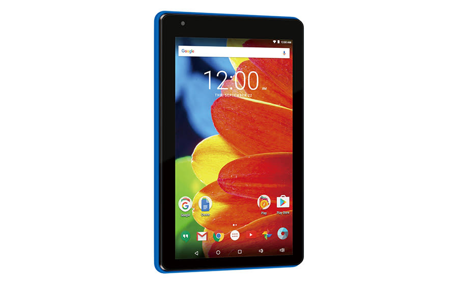 This stunning tablet operates on Android's sweetest (and most high-tech) system yet — Marshmallow. (Photo: Walmart)