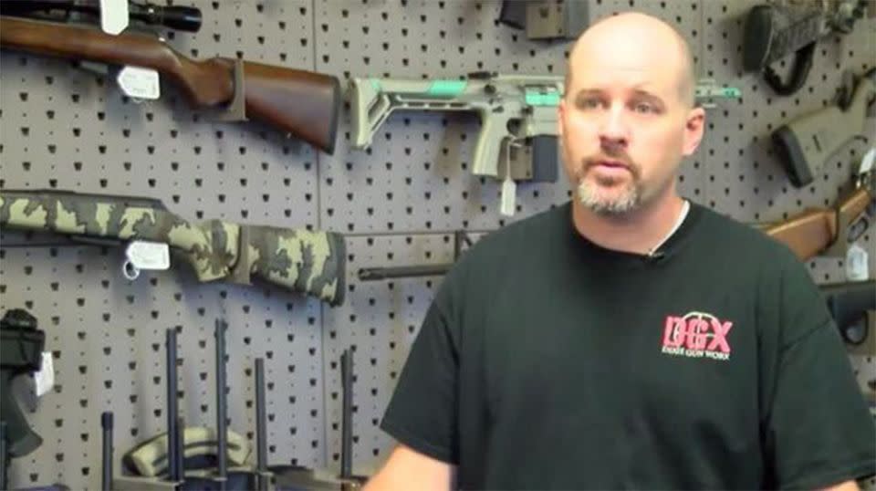 Dixie GunWorx owner Chris Michel said Paddock “knew exactly what he was looking for”. Source: 7 News