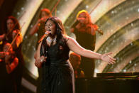 Candice Glover performs "Somewhere" on the Wednesday, May 8 episode of "American Idol."