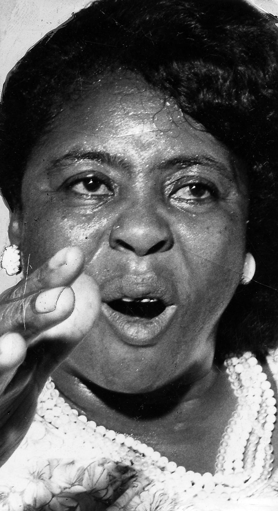 <a href="http://www.biography.com/people/fannie-lou-hamer-205625" target="_blank">Hamer</a> was a&nbsp;civil rights activist and organizer of the Student Nonviolent Coordinating Committee Fannie Lou Hamer. She helped blacks register to vote and co-founded the Mississippi Freedom Democratic Party.&nbsp;