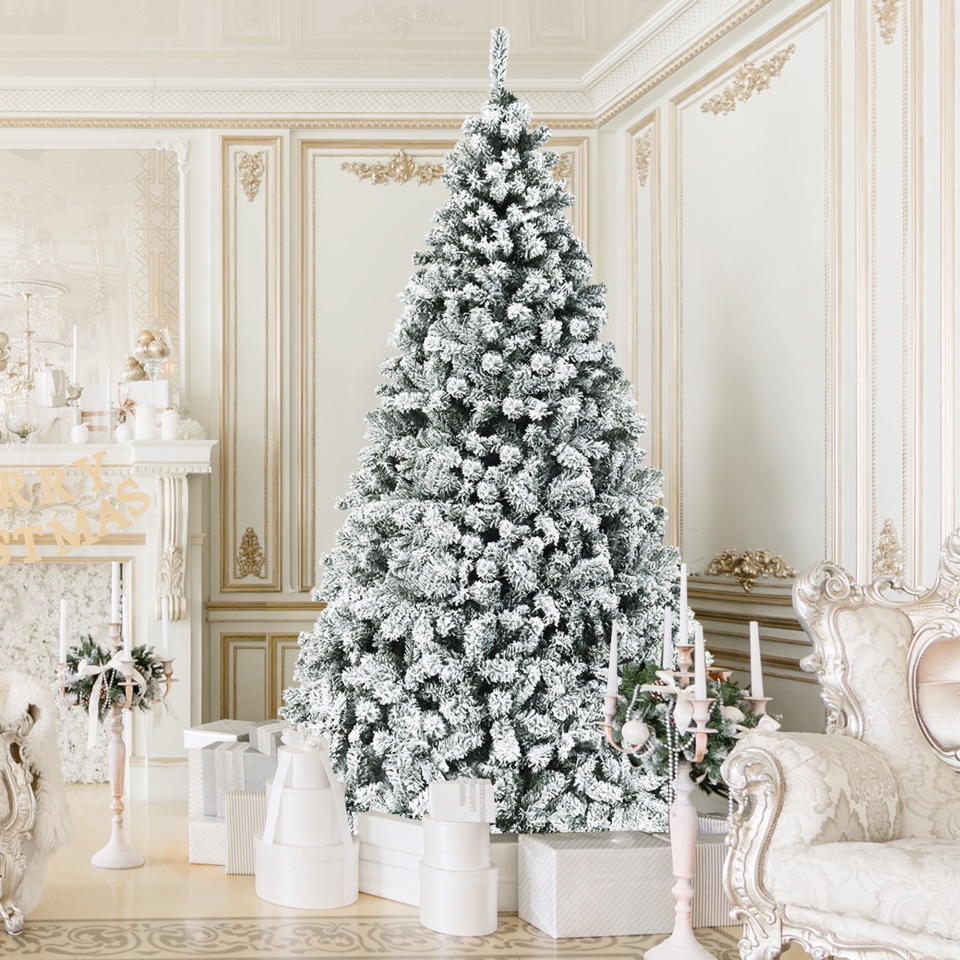 <p><a href="https://go.redirectingat.com?id=74968X1596630&url=https%3A%2F%2Fwww.walmart.com%2Fip%2FGymax-9-FT-Pre-Lit-Christmas-Tree-Snow-Flocked-Hinged-Pine-Tree-w-Metal-Stand%2F800358649&sref=https%3A%2F%2Fwww.housebeautiful.com%2Fentertaining%2Fholidays-celebrations%2Fg45049817%2Fbest-fake-artificial-christmas-trees%2F" rel="nofollow noopener" target="_blank" data-ylk="slk:Shop Now;elm:context_link;itc:0;sec:content-canvas" class="link ">Shop Now</a></p><p>Pre-Lit Christmas Tree</p><p>walmart.com</p><p>$249.99</p>