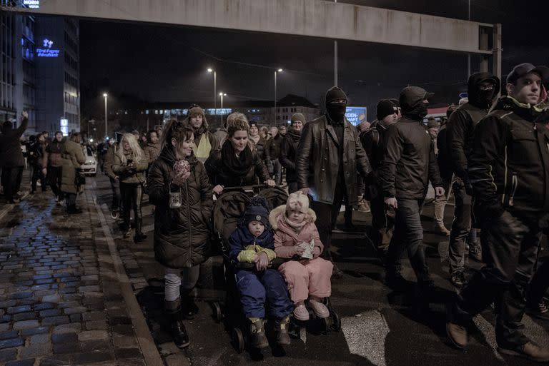 Protesta antivacuna en Nuremberg