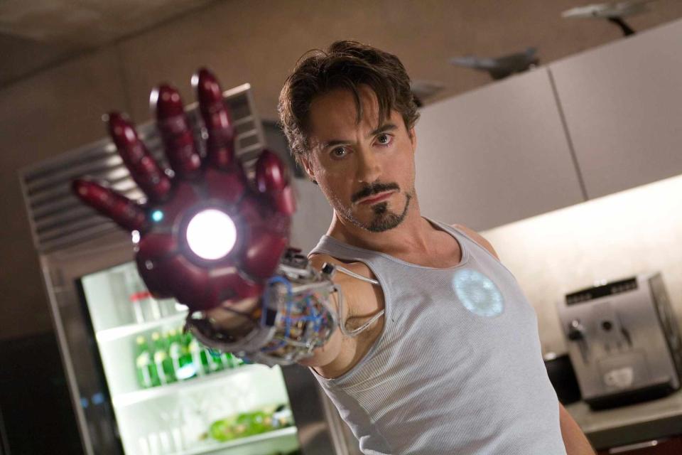<p>Marvel/Paramount/Kobal/Shutterstock </p> Robert Downey Jr. in <em>Iron Man</em> (2008)