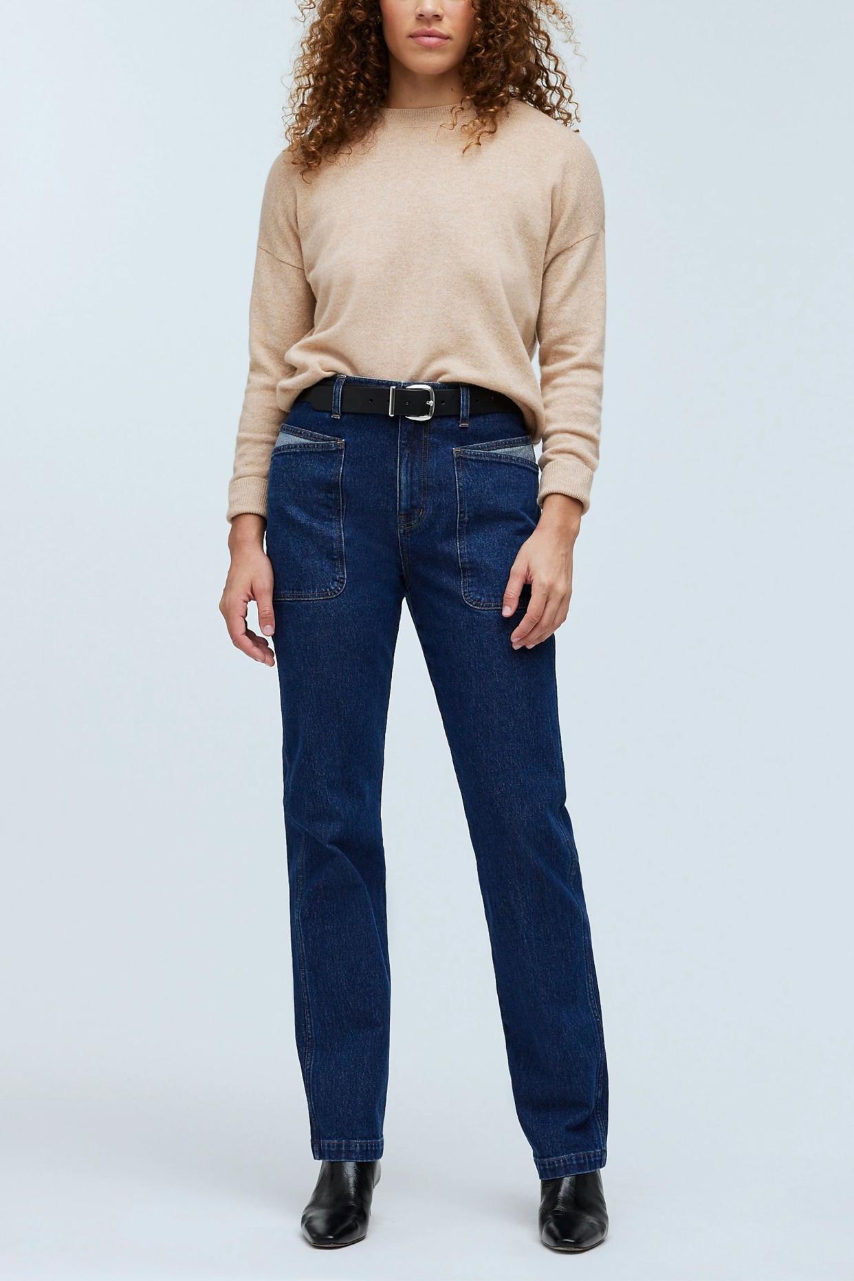 <p><a href="https://go.redirectingat.com?id=74968X1596630&url=https%3A%2F%2Fwww.madewell.com%2Fthe-%252790s-straight-jean-in-boylan-wash-folded-pocket-edition-NO650.html&sref=https%3A%2F%2Fwww.elle.com%2Ffashion%2Fshopping%2Fg46757703%2Fbest-jeans-denim-brands%2F" rel="nofollow noopener" target="_blank" data-ylk="slk:Shop Now;elm:context_link;itc:0;sec:content-canvas" class="link rapid-noclick-resp">Shop Now</a></p><p>The ’90s Straight Jean</p><p>madewell.com</p><p>$138.00</p>