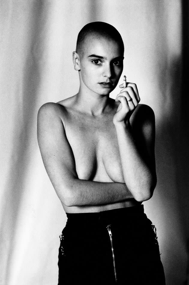 Sinéad O’Connor photographed in Dublin in 1988 as featured in 