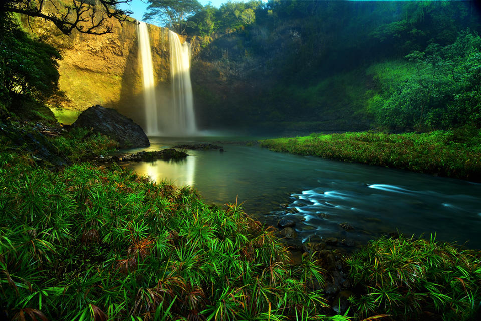 On lucky days, you'll see a waterfall. (Photo: Getty)