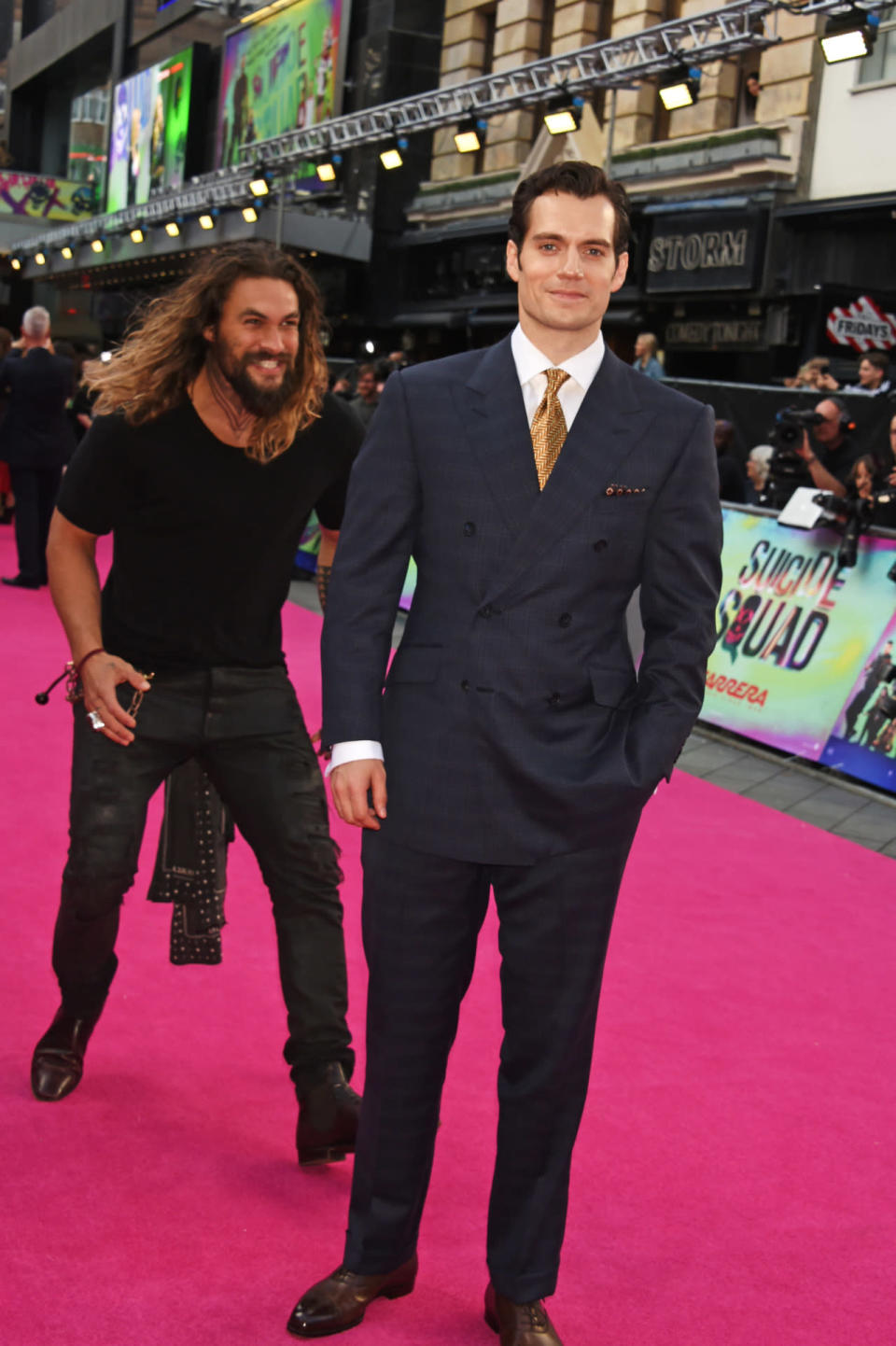 Jason Momoa and Henry Cavill 