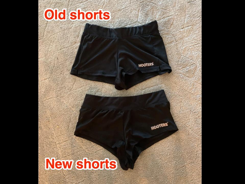 Hooters new shorts