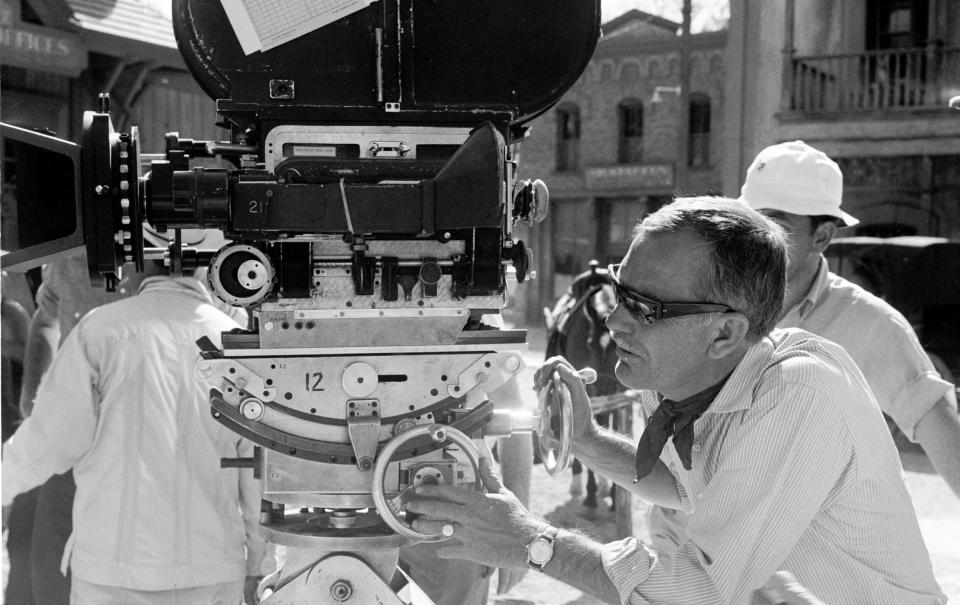 Director Sam Peckinpah on the set of The Wild Bunch - Getty