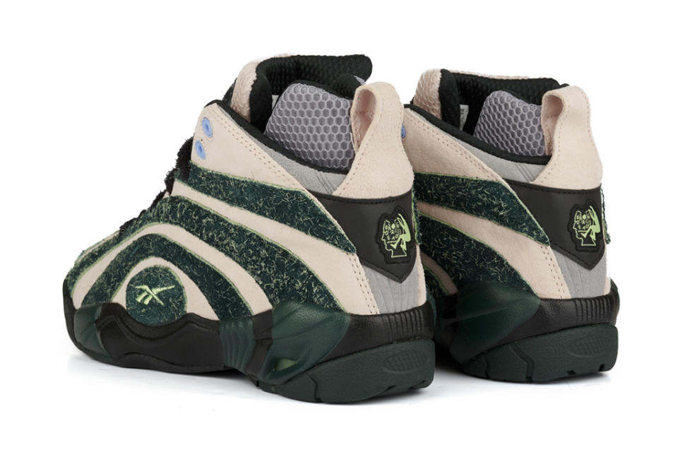 The back of the Brain Dead x Reebok Shaqnosis. - Credit: Courtesy of Reebok