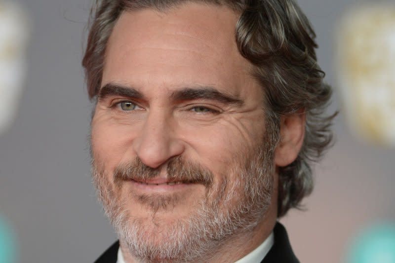 Joaquin Phoenix attends the British Academy Film Awards in 2020. File Photo by Rune Hellestad/UPI
